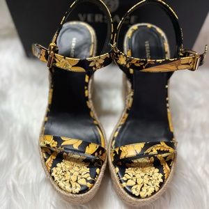 Versace- espadrilles wedges